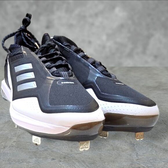 Men\'s Adidas Icon 7 Boost Metal Baseball Cleat Black/White SZ 12.5 NEW FY4178 main image 5